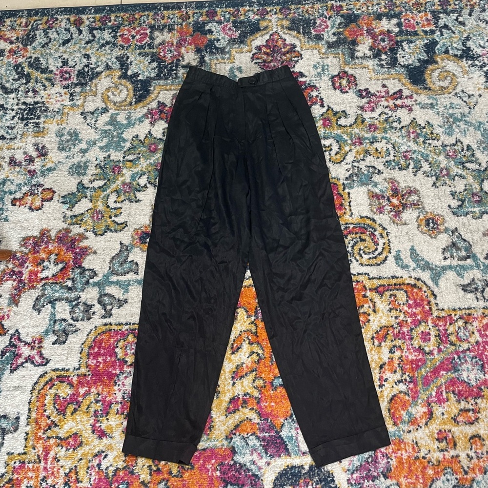 90’s Vintage Dior Black Women's Trousers